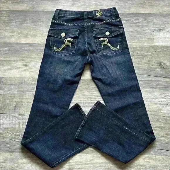 Rock & Republic Womens Jeans Kasandra Studded Boot Cut Jeans Women’s Size 2 EUC - Picture 8 of 16